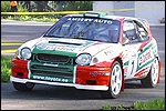 Tallinn ralli 2002 võitjad Margus Murakas - Toomas Kitsing A-rühma Toyota Corolla WRC-l Foto: Ilmar Aavik
