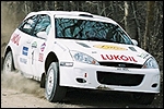 Tallinna ralli 2003 võitjad Margus Murakas - Toomas Kitsing teisel võistluspäeval. Foto: Ülle Viska