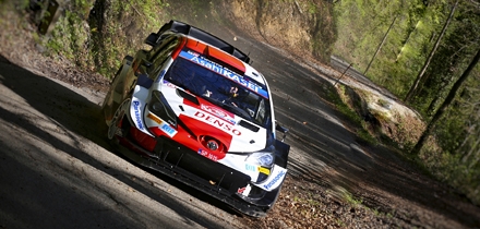 Sebastien Ogier ja Julien Ingrassia asusid liidrikohale. Foto: Toyota Gazoo Racing