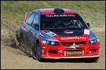 Margus Murakas - Silver Kütt Saaremaa ralli Oriküla kiiruskatsel. Foto: Rando Aav
