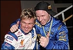 Henning Solberg ja Petter Solberg. Foto: Repro