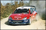 Carlos Sainz testimas Citroen Xsara WRC-d. Foto: Amador Garcia