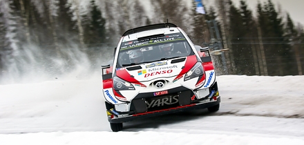 Ott Tänakul on viimase võistluspäeva eel Rootsis ligi minutiline edumaa. Foto: Toyota Gazoo Racing