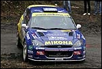 Leszek Kuzaj - Maciej Szczepaniak Ford Focus WRC-l.