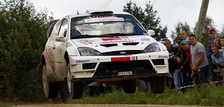 Georg Gross saavutas esmakordselt Lätis rallivõidu. Foto: Rando Aav