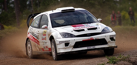Georg Gross - Kristo Kraag Ford Focus WRC-l. Foto: Kaido Saul