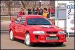 Priit Saluri 2003. aasta Narva rallisprindi stardis. Foto: Erakogu