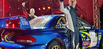 Markus Tammoja ja Karol Pert Orlen Leedu rallil. Foto: Erakogu