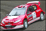Richard Burns Soome ralli testikatsel. Foto: Lehtikuva / Scanpix