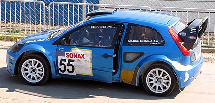 Valdur Reinsalu võistlusauto Ford Fiesta ST T16 4x4. Foto: Reinsalu Sport