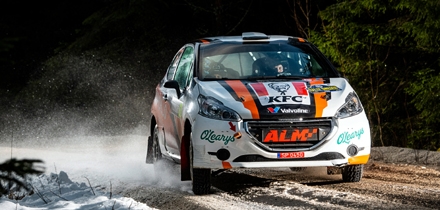 Georg Linnamäe ja Volodymyr Korsia Rootsi rallil. Foto: Jaanus Ree / Red Bull CP