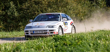 Joosep Planken ja Taavi Lassmann lõpetasid ralli klassivõidu ja üldarvestuse kümnenda kohaga. Foto: Ave Pärn