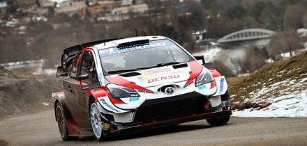 Ralli liidrid Sébastien Ogier ja Julien Ingrassia. Foto: Toyota Gazoo Racing