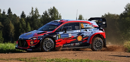 Ott Tänak - Martin Järveoja said avakatselt kolmanda aja. Foto: Hyundai Motorsport