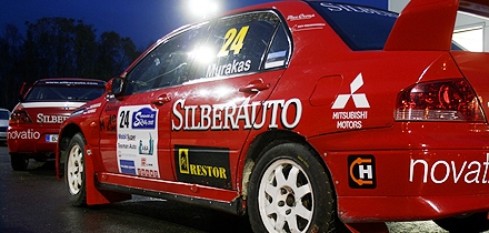 M.K.E. Motorsport – Silberauto rallitiimi sõitjate võistlusautod. Foto: Rando Aav