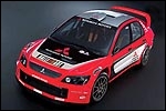 Mitsubishi Lancer WRC 05. Foto: Mitsubishi