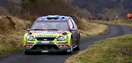 Mikko Hirvonen - Jarmo Lehtinen Iirimaa ralli testikatsel. Foto: Ford