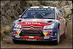 Sebastien Loeb ja Daniel Elena Argentina ralli kiiruskatsel. Foto: Citroen