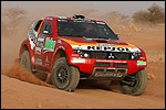 Stephane Peterhansel - Jean-Paul Cottret Mitsubishil. Foto: Mitsubishi