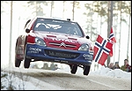 Sebastien Loeb - Daniel Elena Rootsi ralli testikatsel. Foto: AFP / Scanpix