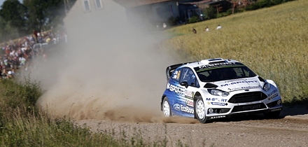 Ott Tänak - Raigo Mõlder Poola MM-rallil. Foto: M-Sport