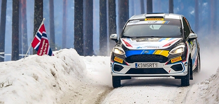 Roland Poom ja Ken Järveoja Rootsi rallil. Foto: M-Sport