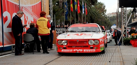 Ralli võitjad "Pedro" ja Emanuele Baldaccini finišipoodiumil. Foto: ACISPORT