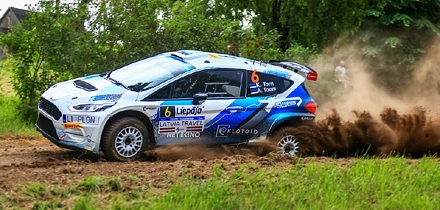 Ken Torn ja Andrus Toom Liepaja rallil. Foto: Sven Kollus