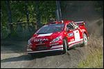 Marcus Grönholm - Risto Pietiläinen Peugeot 307-l. Foto: Peugeot Sport