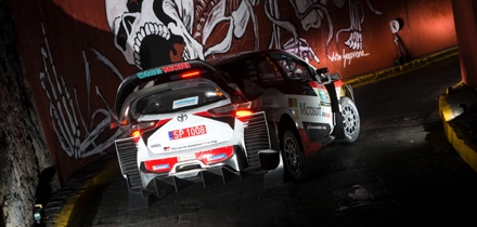 Viimasena läbisid avakatse Kris Meeke ja Seb Marshall. Foto: Toyota Gazoo Racing